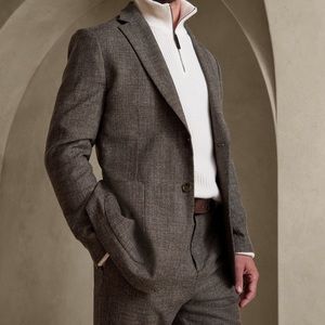 Banana Republic Modena Tweed Suit